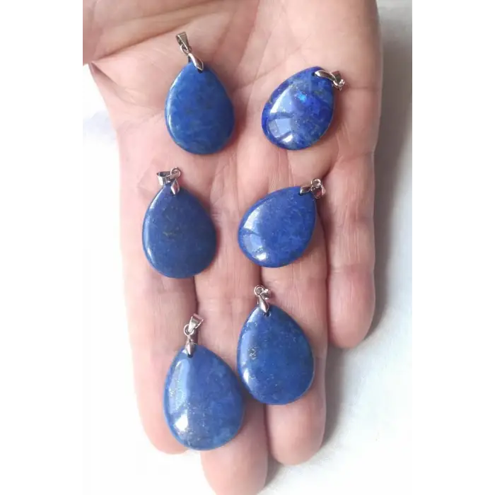 Doğal Lapis Lazuli Kolye 421-1
