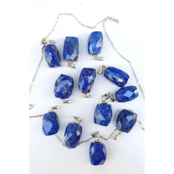 Doğal Lapis Lazuli Kolye 429-2