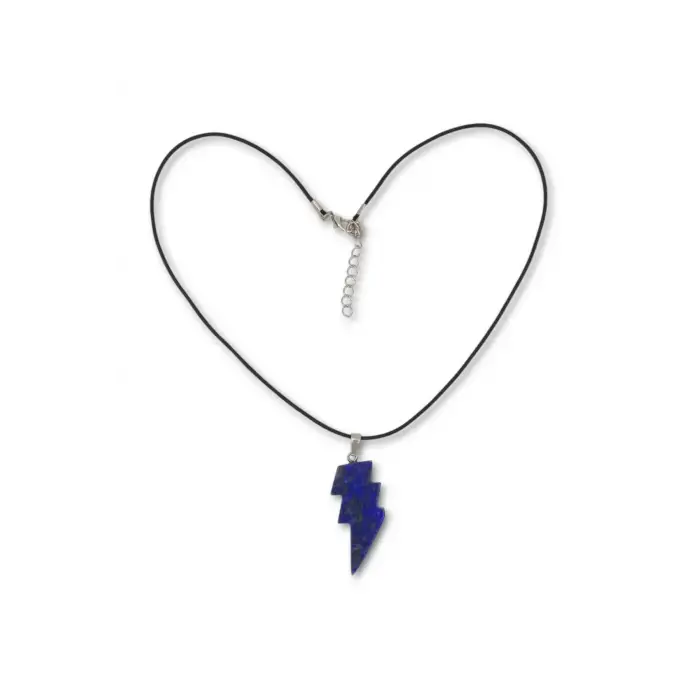 Doğal Lapis Lazuli Kolye Farklı Kesim 318-4