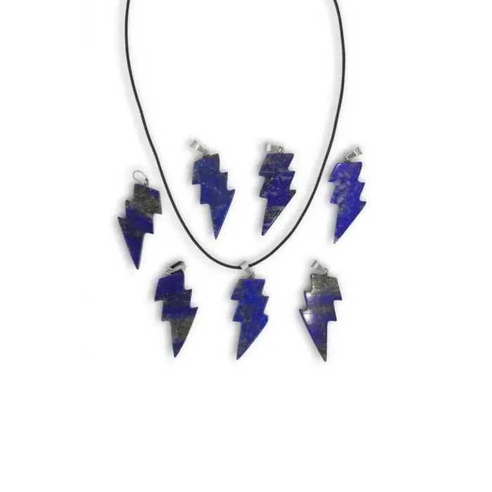 Doğal Lapis Lazuli Kolye Farklı Kesim 318-4