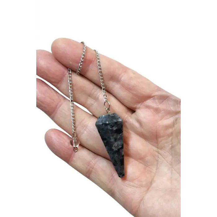 Doğal Larvikit Taşı Pandül Sarkaç 201-7