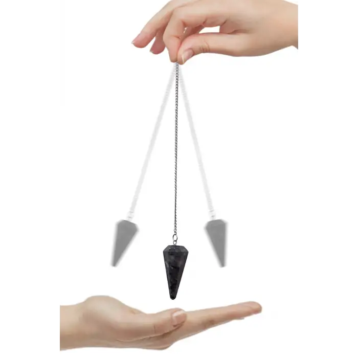 Doğal Larvikit Taşı Pandül Sarkaç 201-7