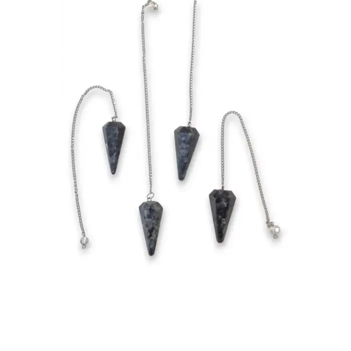 Doğal Larvikit Taşı Pandül Sarkaç 201-7