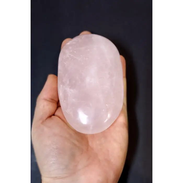 Doğal Pembe Kuvars Masaj Taşı 32PKM