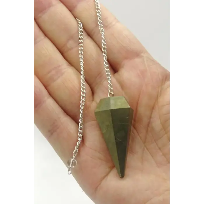 Doğal Pirit Taşı Pandül Sarkaç - 218-4