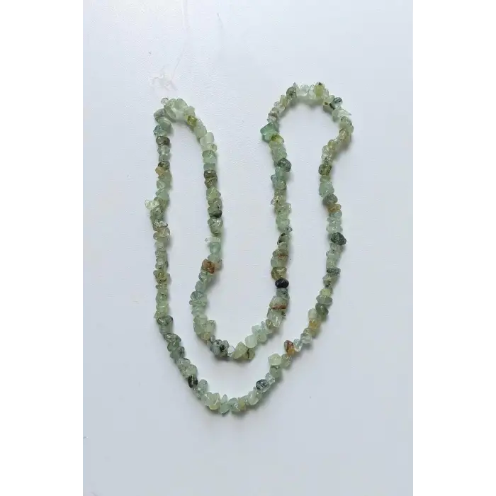 Doğal Prehnit Kırıktaş Dizi-80cm