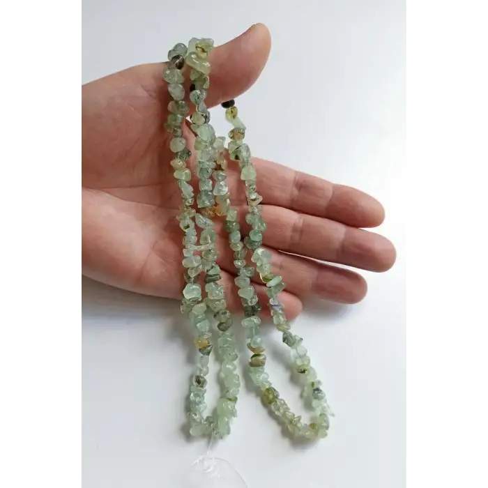 Doğal Prehnit Kırıktaş Dizi-80cm