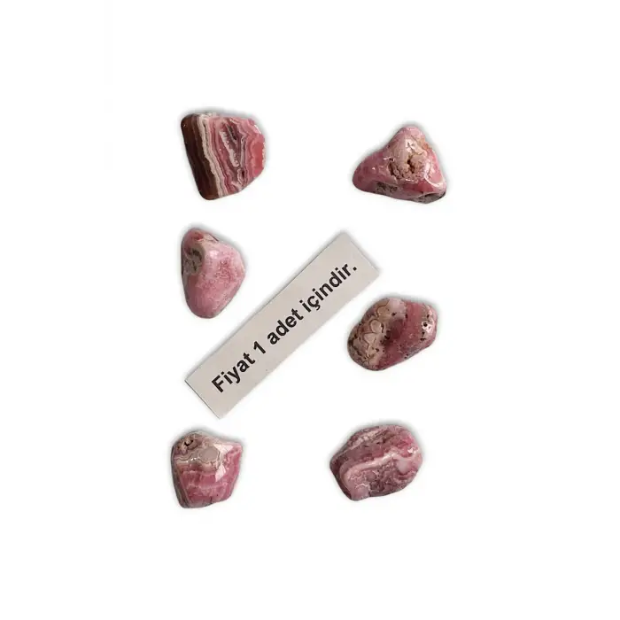 Doğal Rodokrosit Tamburlu Parça 451-2