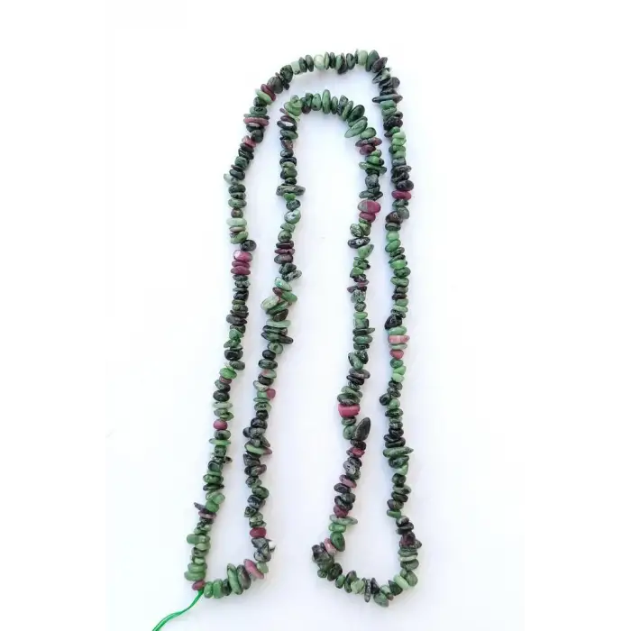 Doğal Rubyzoisit (Anyolit)  Kırıktaş Dizi - 80 cm.