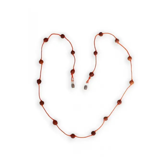 Doğal Rudrakşa Rudraksha Gözlük İpi 129-9