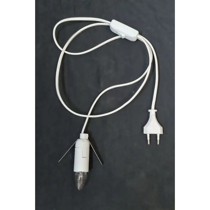 Doğal Selenit Taşı Gece Lambası