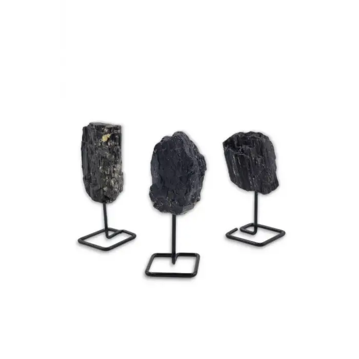 Doğal Siyah Turmalin Dekoratif Parça 6-ST
