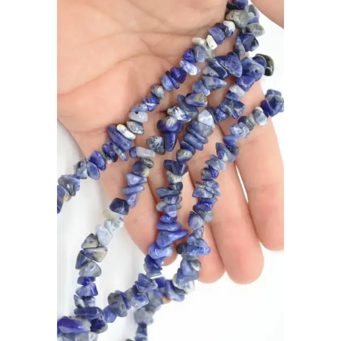 Doğal Sodalit Kırıktaş Dizi-80 Cm