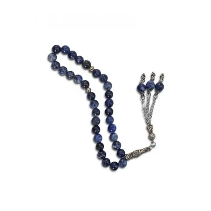 Doğal Sodalit Tesbih - 8 mm. 347-1