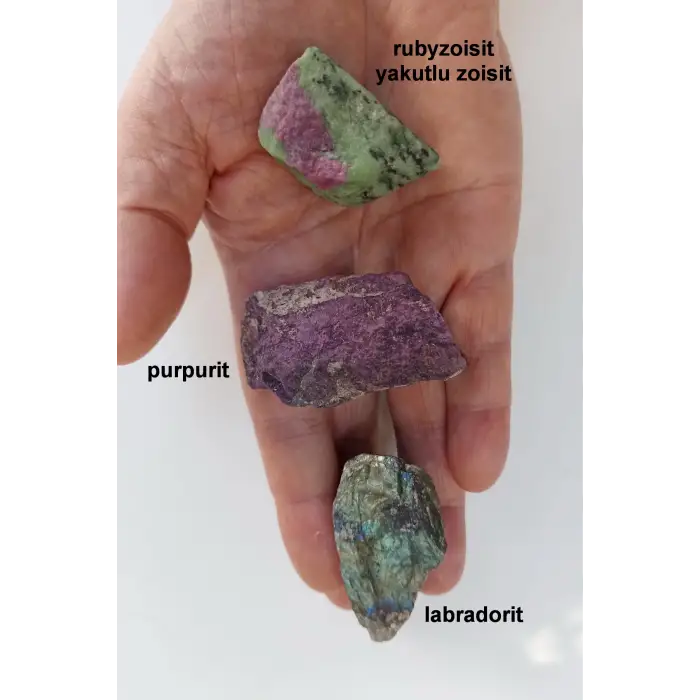 Doğal Taş Koleksiyonu, 9 Parça Bölmeli Kutuda DTK-9