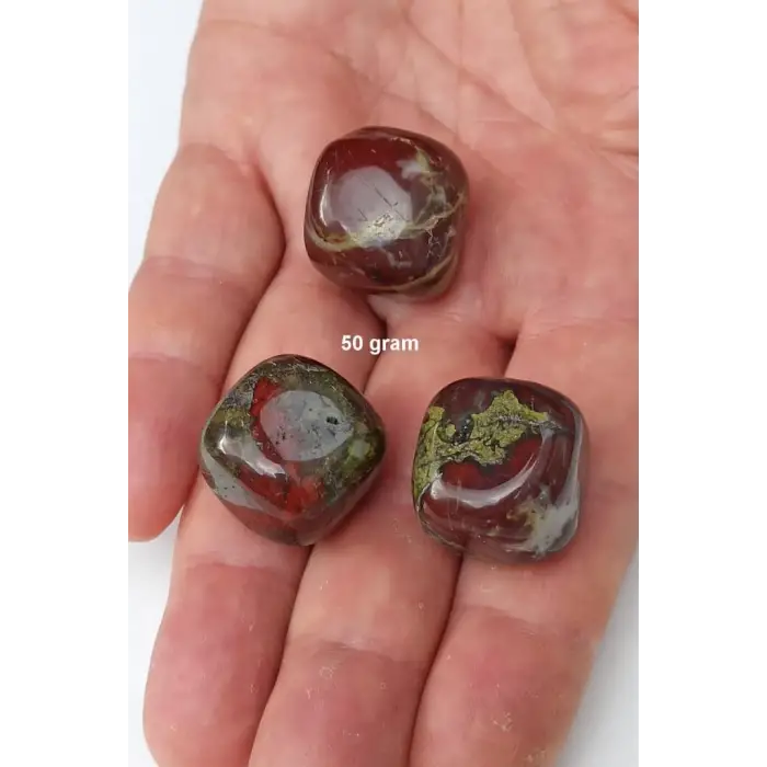 Dragon Blood Jasper 50 Gram Tamburlu Parçalar 426