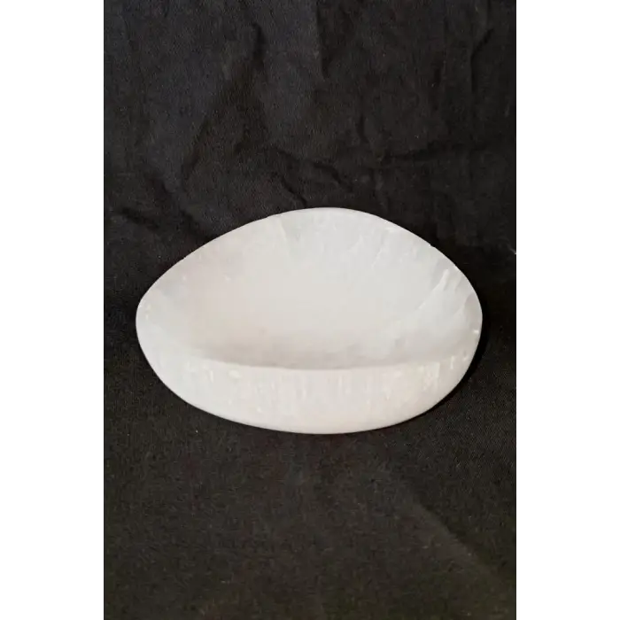 Enerji Çanağı Beyaz Selenit Kase 46U