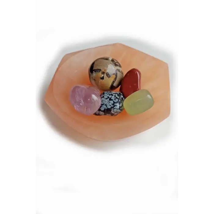 Enerji Çanağı Turuncu Selenit Kase