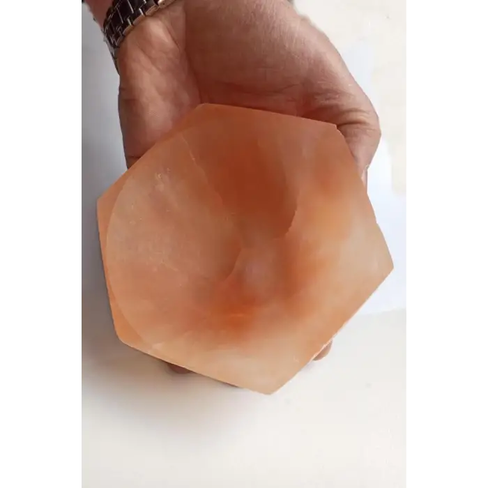 Enerji Çanağı Turuncu Selenit Kase