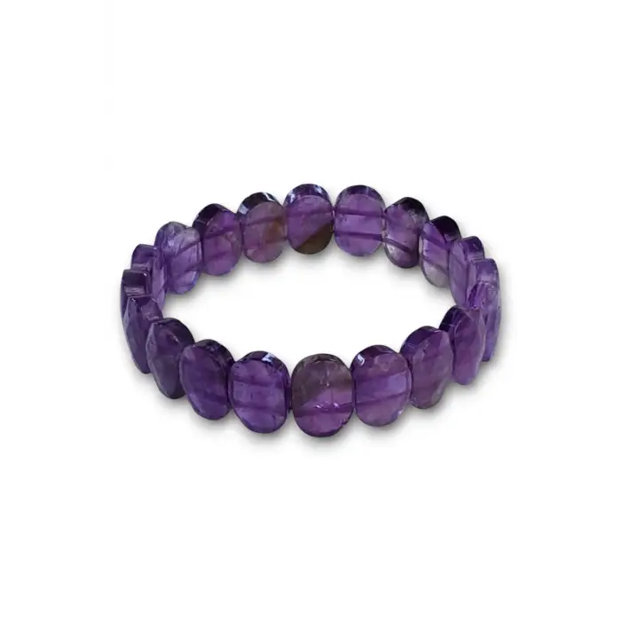 Faset Kesimli Ametist Bileklik 403-3