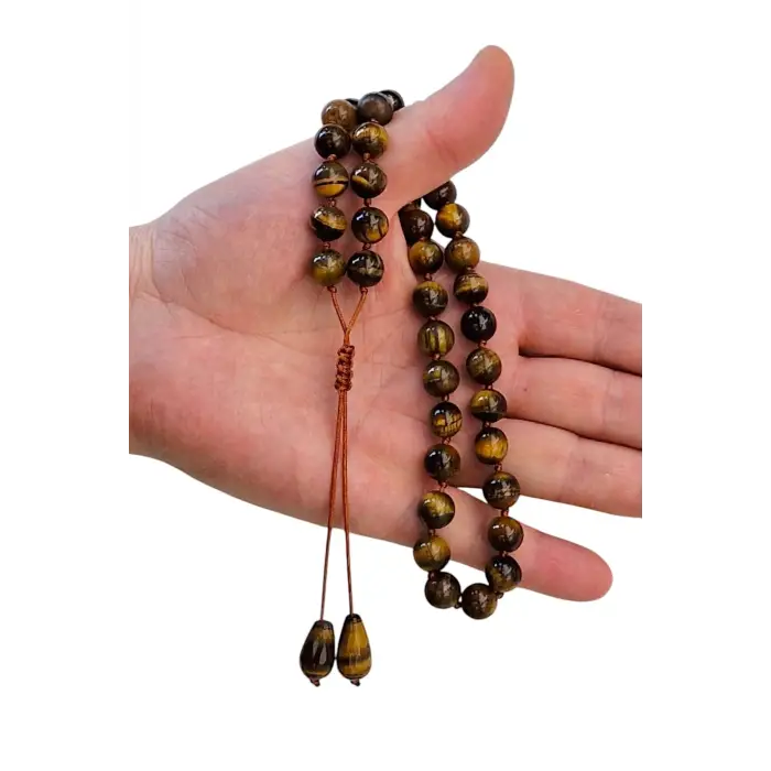 Fonksiyonel Kaplangözü Kolye Ayarlanabilir Doğal Taş Tasarım 456-2