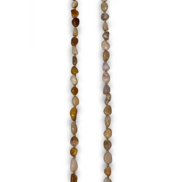 Fosil Mercan Doğal Taş Kolye 352-3