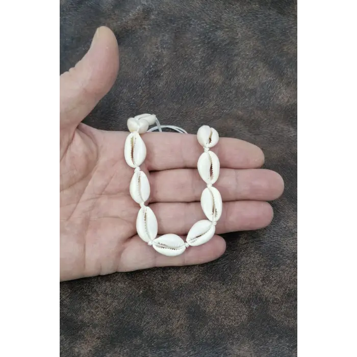 Gerçek Deniz Kabuklarından Ayarlı Kolye 211-2