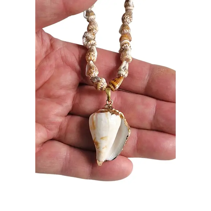 Gerçek Deniz Kabuklarından Kolye 237-2