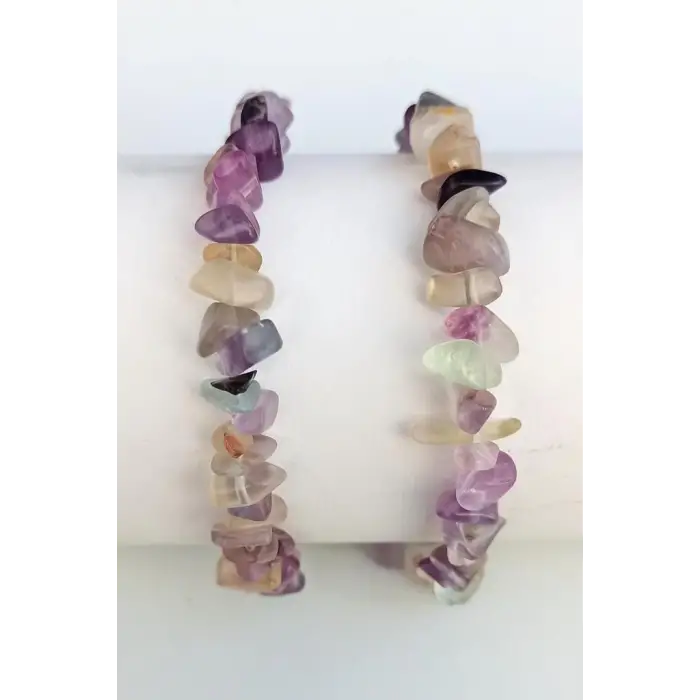 Gökkuşağı Florit Bileklik Kırıktaş 625-2