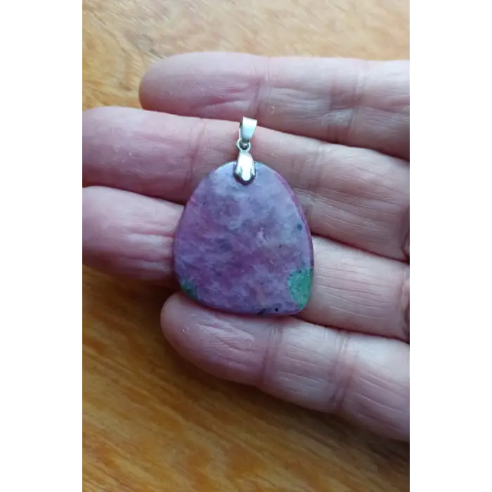 Gümüş Malzemeli Yakut Kolye Ucu Y1-400