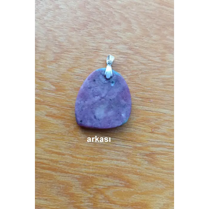 Gümüş Malzemeli Yakut Kolye Ucu Y1-400