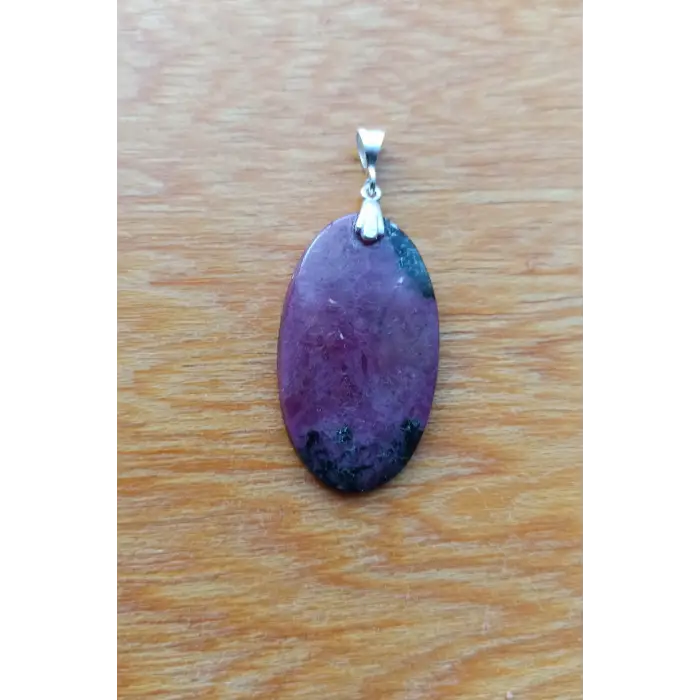 Gümüş Malzemeli Yakut Kolye Ucu Y4-400