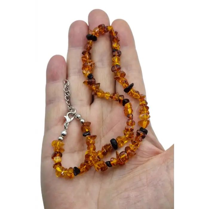 Hakiki Baltık Kehribarı Kolye 300-3