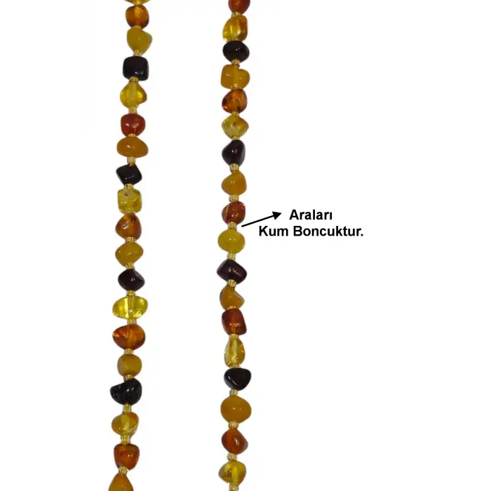 Hakiki Baltık Kehribarı Uzun Kolye 507