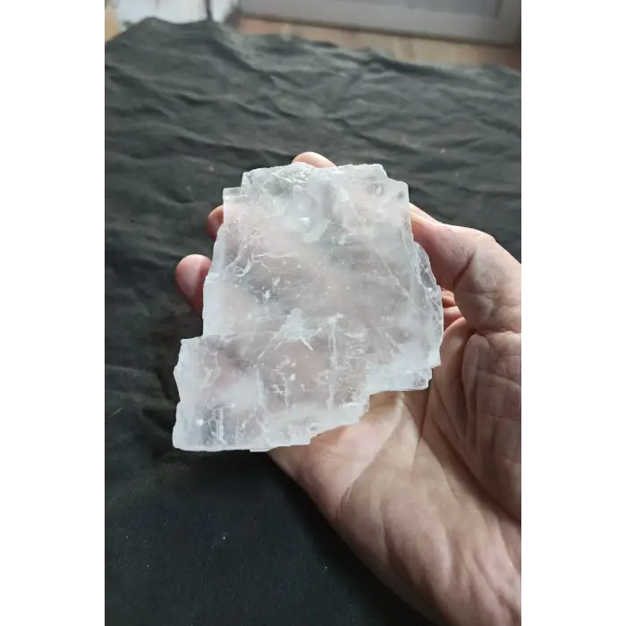 Halite, Kristal Kaya Tuzu Doğal Kütle, Çankırı KRT9