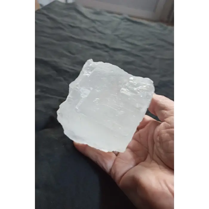 Halite, Kristal Kaya Tuzu Doğal Kütle, Çankırı KRT9