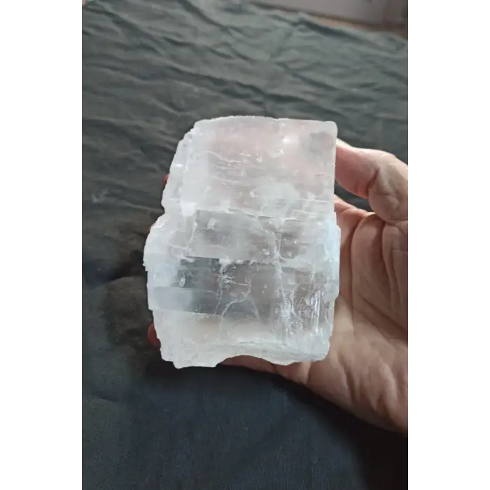 Halite, Kristal Kaya Tuzu Doğal Kütle, Çankırı KRT9