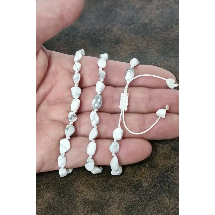 Havlit Taşı Bileklik Makrome Ayarlı 326-5