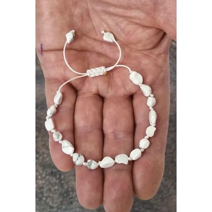 Havlit Taşı Bileklik Makrome Ayarlı 326-5