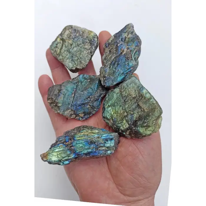 Işıltılı Labradorit Doğal Kütle 18L