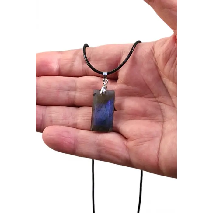 Işıltılı Labradorit Kolye 326-4