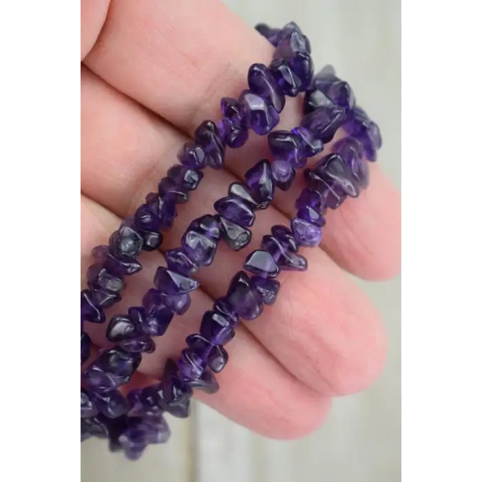 Kaliteli Ametist Kırıktaş Dizi 80 cm