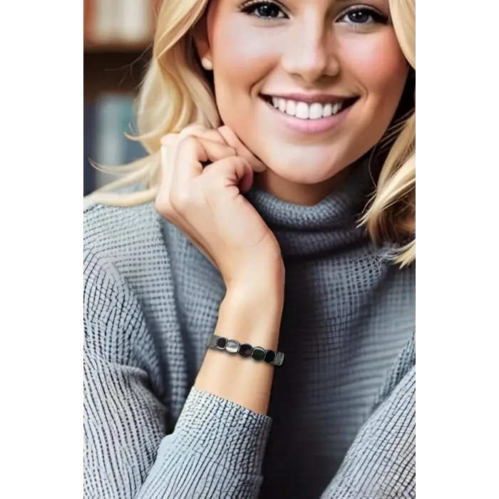 Kaliteli Hematit Bileklik 441-1