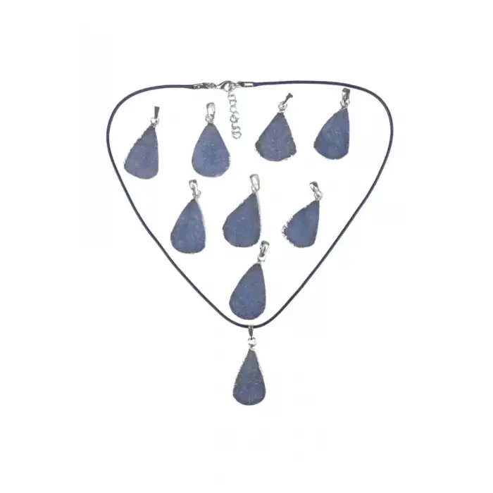 Kalsedon Doğaltaş Kolye 650-2