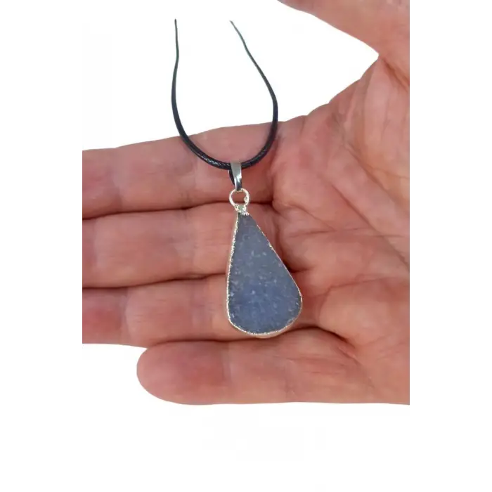 Kalsedon Doğaltaş Kolye 650-2