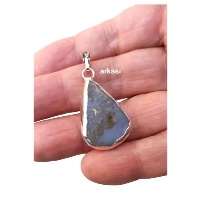 Kalsedon Doğaltaş Kolye 650-2