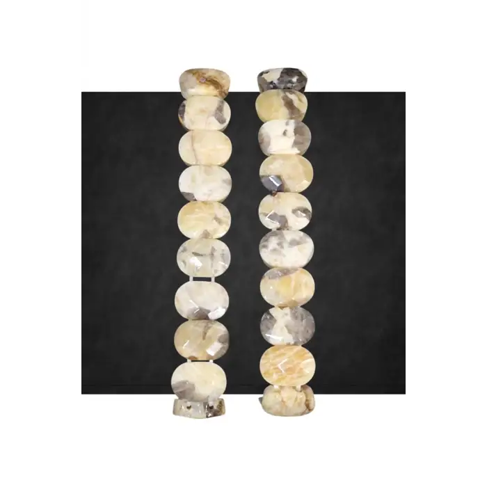 Karışık Renkli Opal Taşı Bileklik Elastik Yapılı 425-3