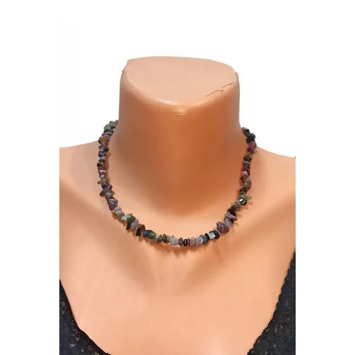 Karışık Renkli Turmalin Kolye Kırıktaş 661-1