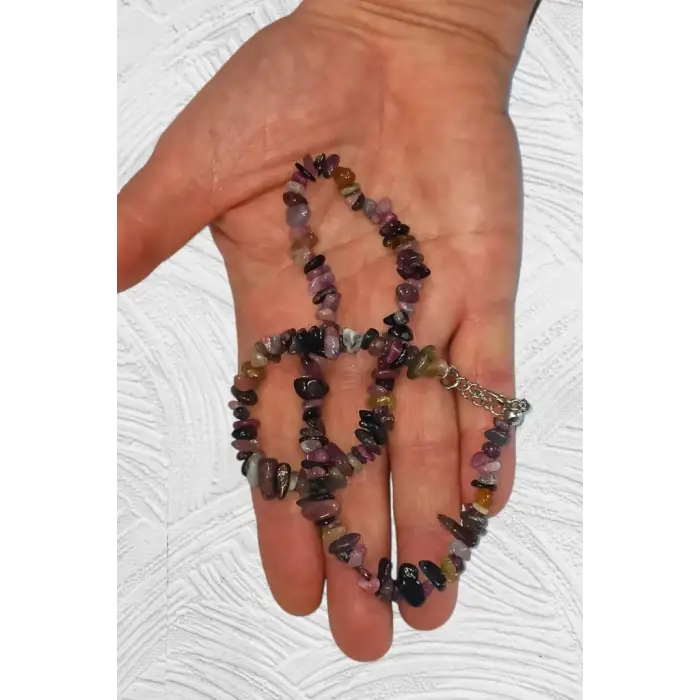 Karışık Renkli Turmalin Kolye Kırıktaş 661-1