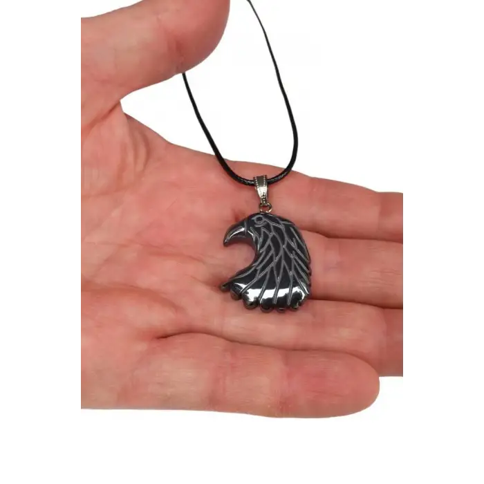 Kartal Figürü Hematit Kolye 127-3